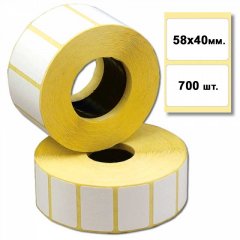 Термотрансферная этикетка  58x40 (700)